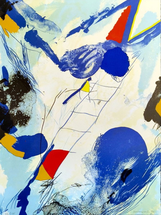 Image 1 of Josep Guinovar. Lithographie. Édition limitée à 225 exemplaires. Signée et datée 1994 au crayon.