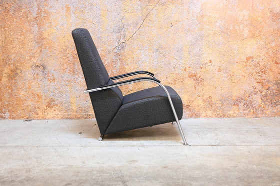 Image 1 of Harvink Mirakel Design-Sessel in einzigartigem grauen Stoff