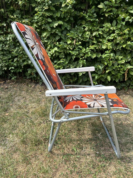2x Vintage-Gartenstühle aus den 60er Jahren