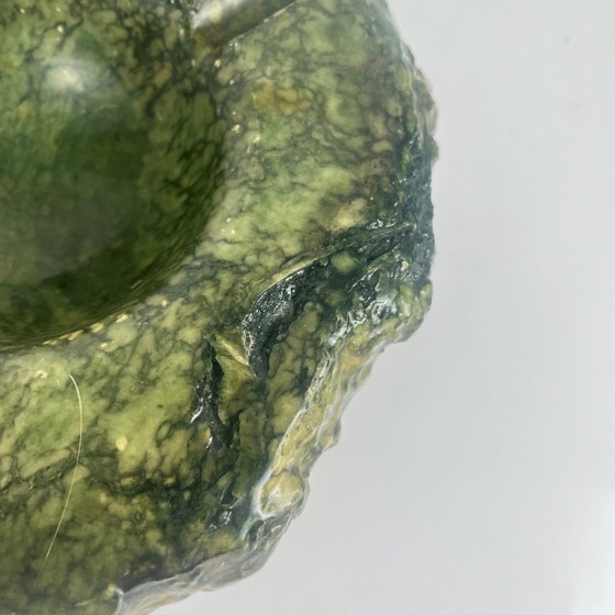Image 1 of Impressive green alabaster ashtray, Italy, 1970