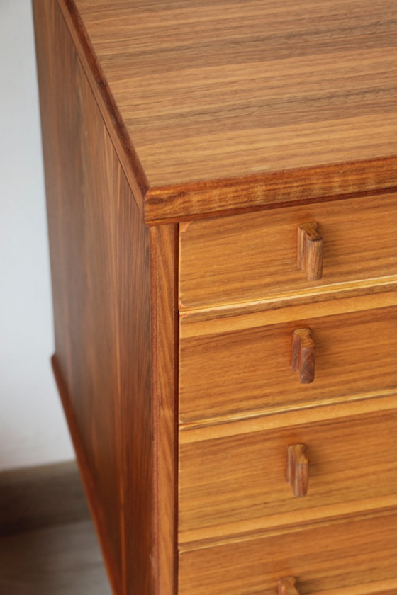 Image 1 of Vintage Walnut sideboard - 60's