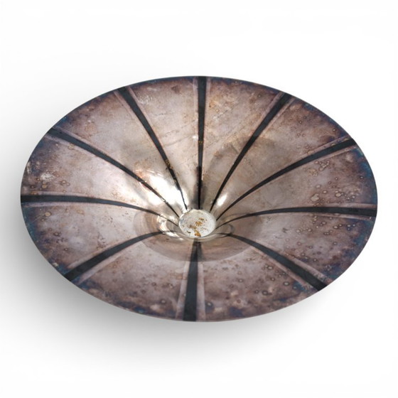 Image 1 of Cuenco escultórico Bauhaus WMF Ikora, latón plateado, de Paul Haustein, 1920