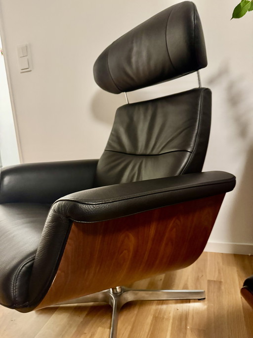 Hollywood Relaxkombi armchair with stool