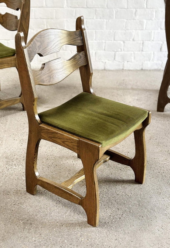 Image 1 of 6 vintage brutalist chairs
