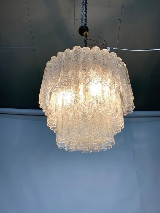 Venini murano chandelier 1970’s