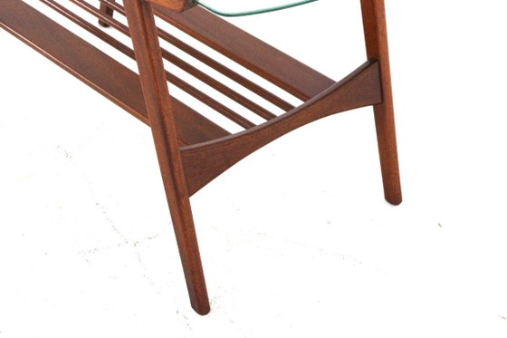 Tavolino da caffè vintage con portariviste in teak e vetro – Tavolini da caffè, Wood, Glass (photo 13 of 18)