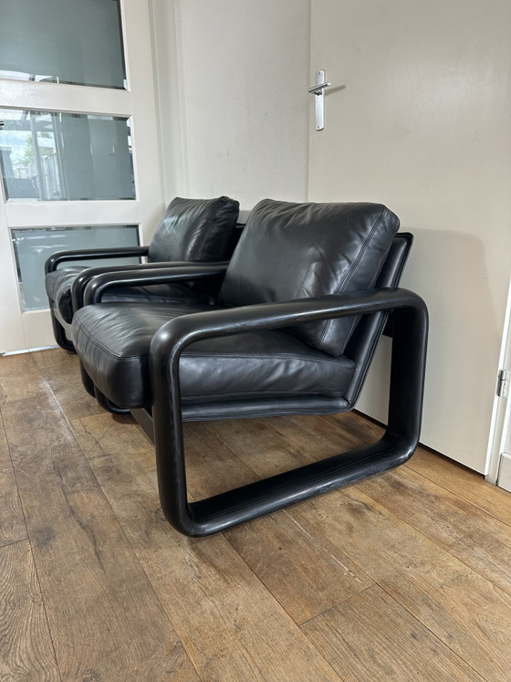 Image 1 of 2 splendide poltrone lounge vintage Humbre di Burkhard Vogtherr per Rosenthal Furniture, anni '70.