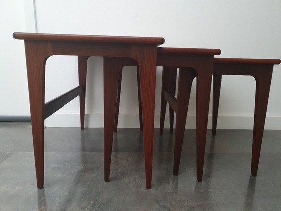 Kai Kristiansen - Vildbjerg Möbelfabrik - Tavolini (3) - Palissandro – Vildbjerg Møbelfabrik, Wood (photo 2 of 15)