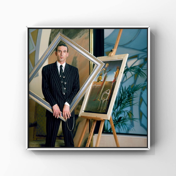 Image 1 of 1x Fine Art Print – Jules Deelder in Picture Frame ca 1975