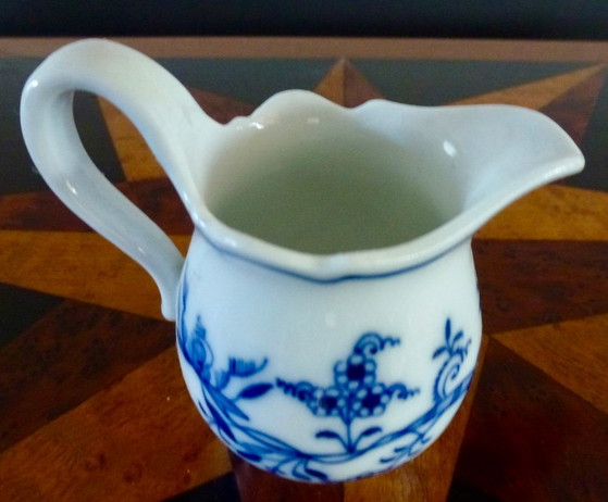 22-Delig Meissen Blauw Uienpatroon Servies - Koffie/Thee Set. – Porcelain (photo 6 of 18)