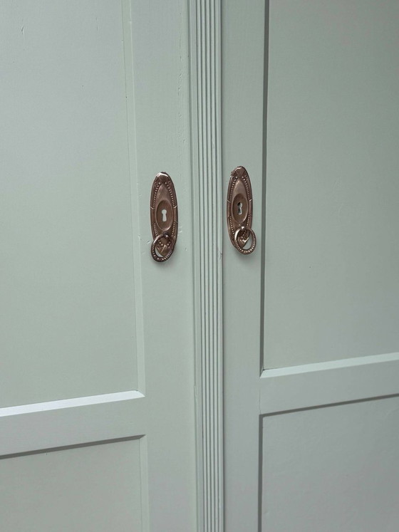 Armoire Ancienne en Bois Vert (photo 3 of 7)