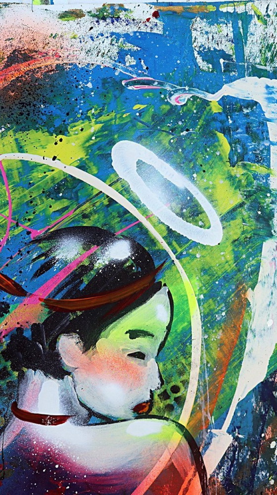 YOUTHONE - Suspended Grace XXL - Artist's Canvas – Paintings & Drawings (photo 6 of 16)