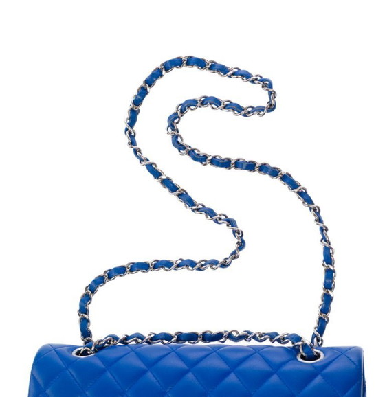 Image 1 of Borsa CHANEL Timeless/Classique in Cuir Bleu - 103333
