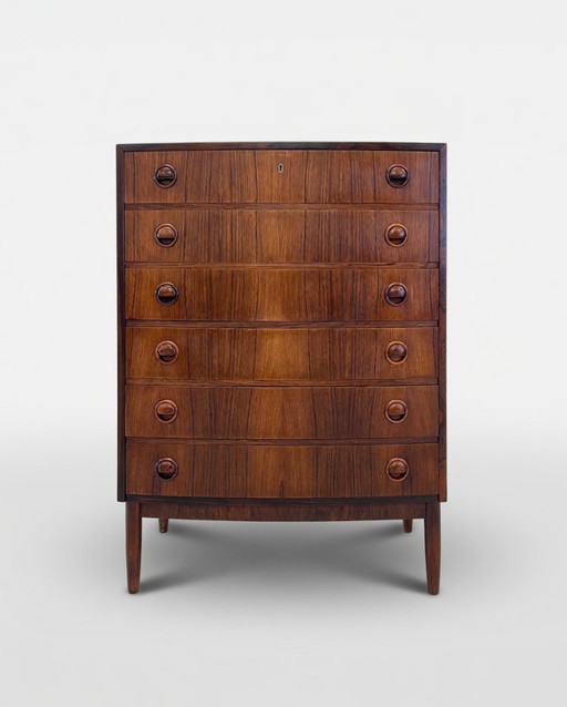 Commode cintrée en palissandre par Kai Kristiansen