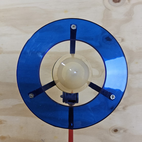 Image 1 of Vintage tafellamp Esto Oosterijk Memphis stijl (80s design) memphis style bureaulamp (kleurrijk)