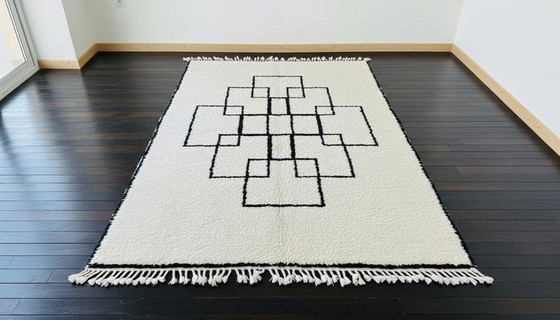 Alfombra bereber hecha a mano, artesanía tradicional, 200/300 cm – Aime Té, Wool (photo 5 of 8)