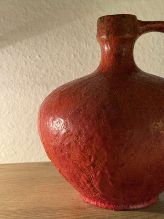 Image 1 of Ruscha Vase 340 Vulkano FAT Lava Kurt Tschörner 