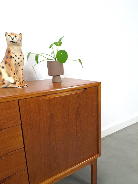 Image 1 of Teak Danish sideboard with drawers vintage