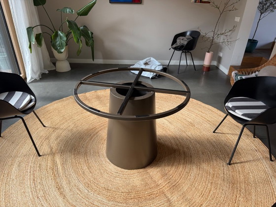 Eettafel Table Du Sud - Keramiek, Travertino - 158 cm – Ceramic, Metal (photo 6 of 6)