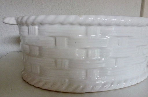 Vintage Keramik-Pastetenschale in Form einer Ente.