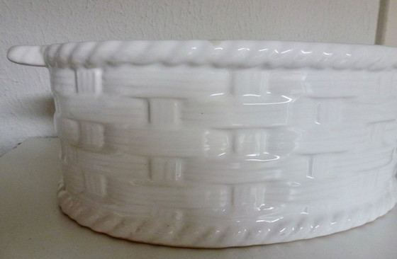 Image 1 of Vintage Keramiek Paté schaal in de vorm van een eend.