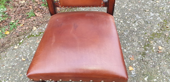 Image 1 of 4 chaises de salle à manger anciennes Royal