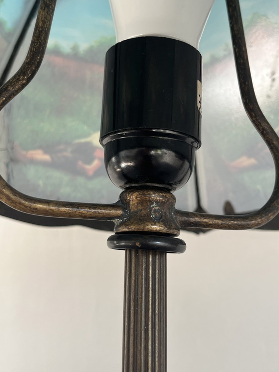 Image 1 of Antica lampada Francese stile Tiffany