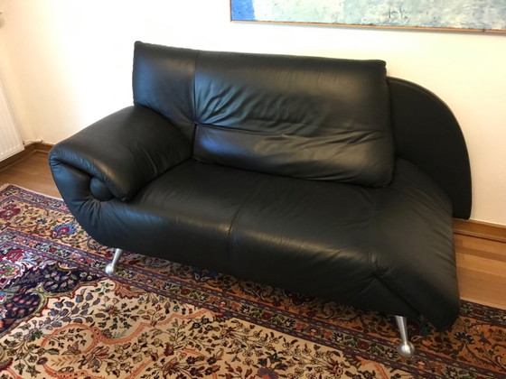Bellissimo divano in pelle in vendita – Lederland, Divani 2 posti, Leather, Metal (photo 5 of 5)