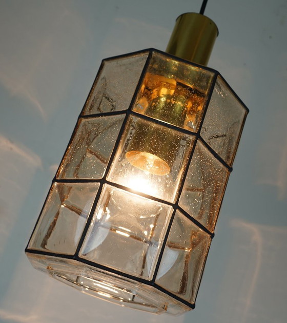 Glashuette Limburg Hanging Lamp 1960's 70's Glass Pendant Light Model P292 4305 – Glashütte Limburg (photo 4 of 15)