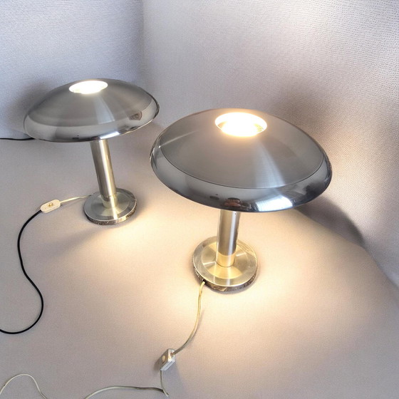 Image 1 of 2x vintage Boulanger table lamps
