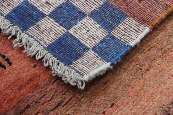 Image 1 of Original Perserteppich Gabbeh Ghashghai Orientteppich 204 cm x 108 cm Alt Natur