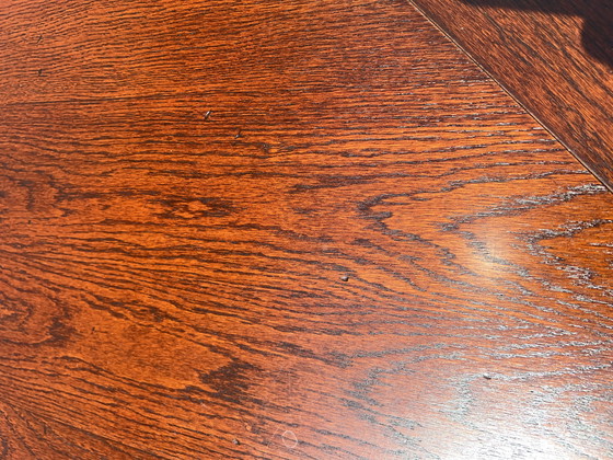 Image 1 of Bannink art nouveau cherry dining room table