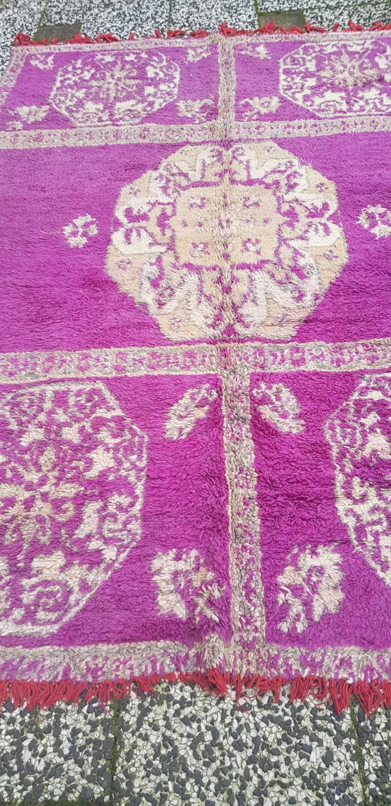 Image 1 of Handgeknoopt Berber kleed wol 257x184cm