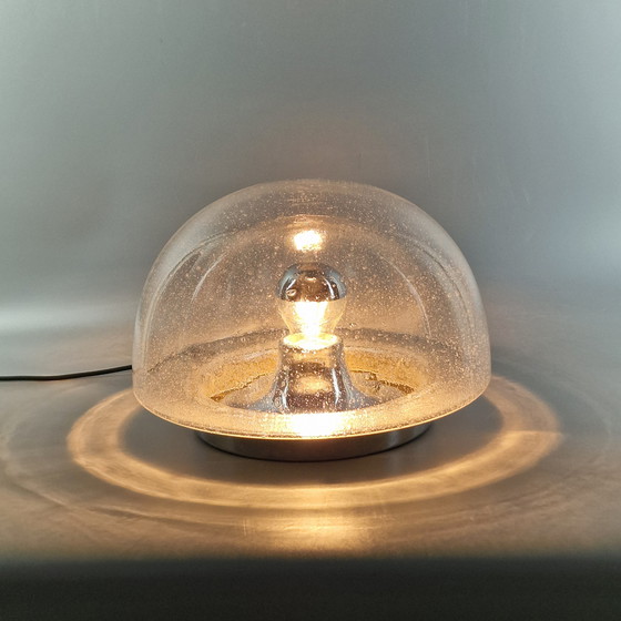 Image 1 of Lampada da soffitto vintage - Glashütte Limburg - Space Age Design - Ø 30 cm - Anni '70