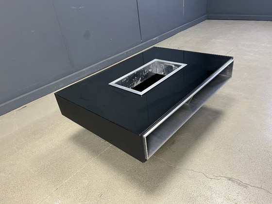 Image 1 of Vintage Italiaanse bartafel/salontafel in de stijl van Willy Rizzo, jaren 70.