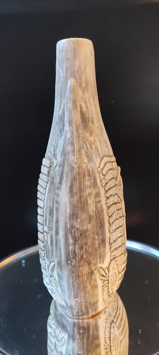 Vase signed Eva-Sud Mod. Dep vintage Italian ceramics