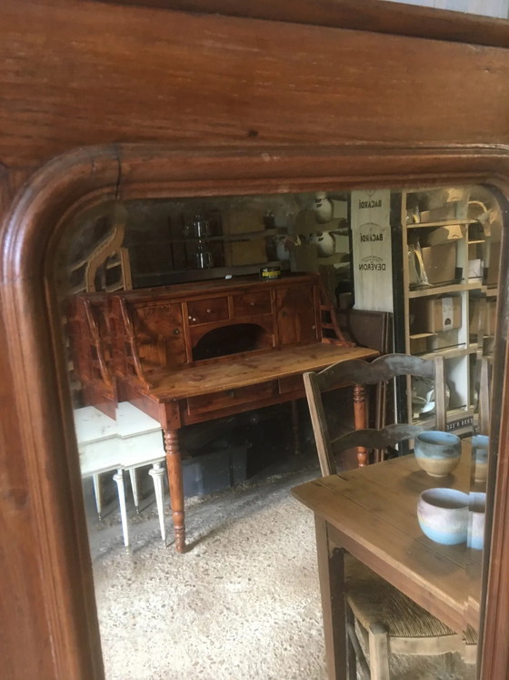 Miroir biseauté en chêne (photo 7 of 11)
