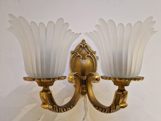 Image 1 of Lámpara de pared doble clásica 