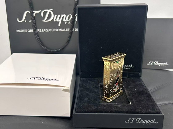 Image 1 of S.T. Dupont – Pharao – Feuerzeug – Vergoldet