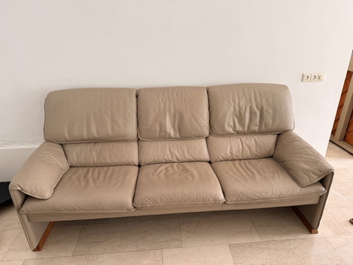 Canapé et fauteuil Leolux – banken, Leather, Wood (photo 2 of 6)
