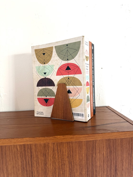 6 fermalibri vintage in teak, Kai Kristiansen anni '60 – Librerie, Wood, Metal (photo 3 of 5)