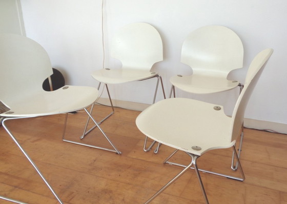 Image 1 of 4 Minsker dining chairs Fritz Hansen Denmark 1986