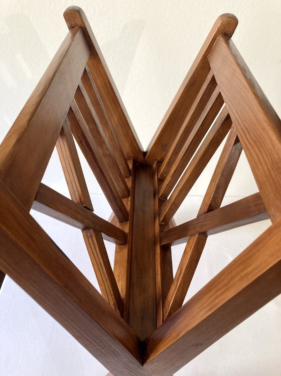 Image 1 of Wooden magazine rack, 1950s