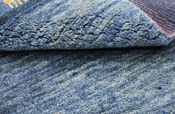 Image 1 of Original Perserteppich Gabbeh Ghashghai Orientteppich 140 cm x 83 cm Alt Natur