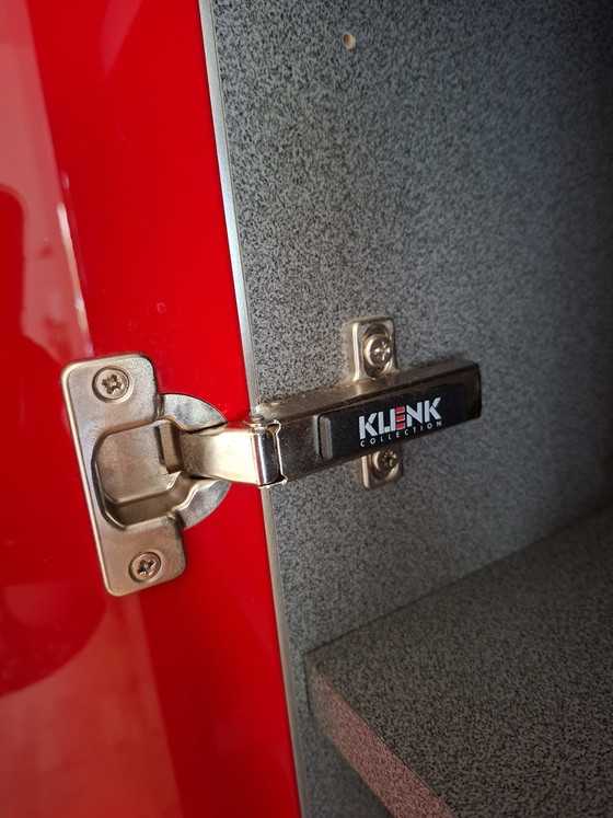 Image 1 of Klenk designer high-gloss cabinet red