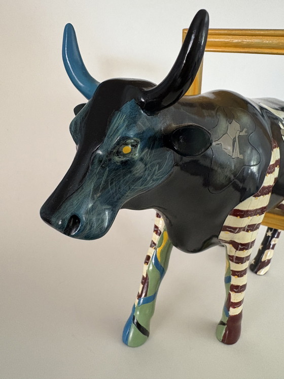 Image 1 of Mooseum Lover, di Jody Silver Schwarz, Cow parade 2004.