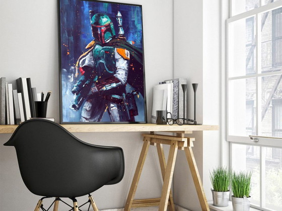 Star Wars – Boba Fett Mandalorian Artwork – Kunst, Paper (photo 3 of 6)