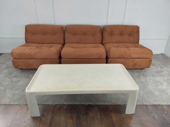 Image 1 of 3 Amanta armchairs by Mario Bellini for C&B Italia (reupholstered)