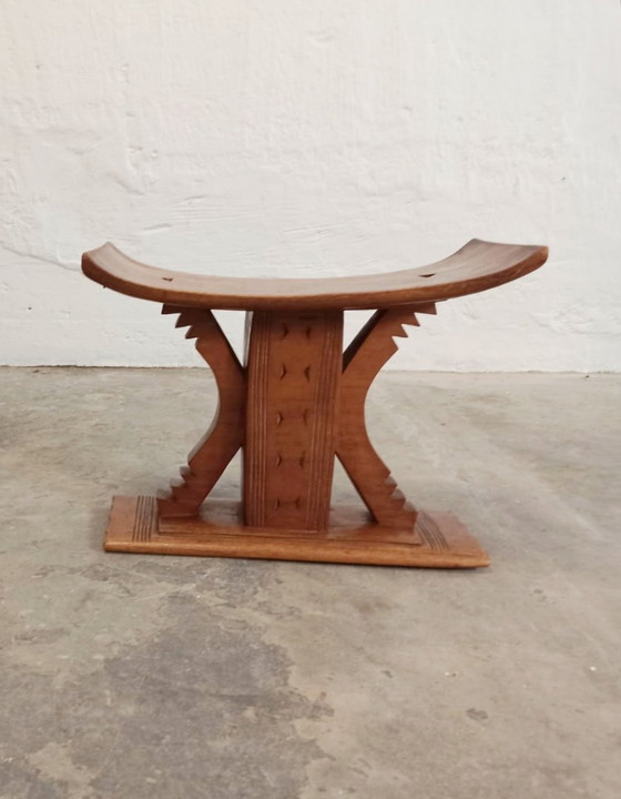 Image 1 of Sgabello Ashanti vintage in legno, africano