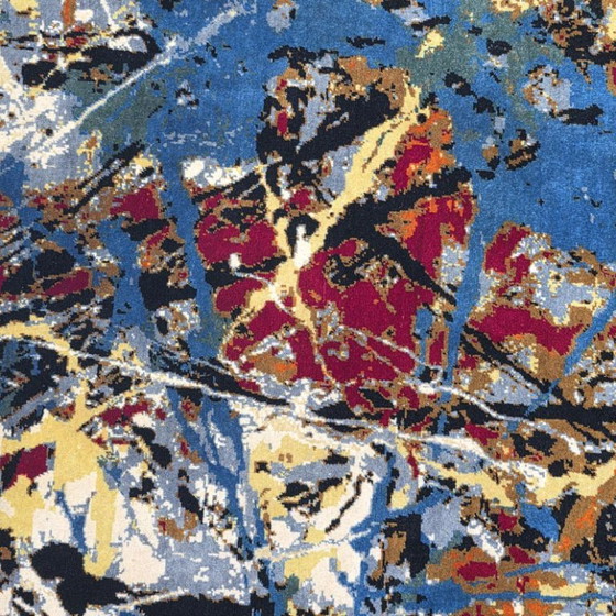 Tappeto annodato a mano in lana e seta, stile Jackson Pollock - 2x3 m – Tappeti, Wool (photo 3 of 8)